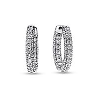 Orecchini Pandora Donna Pandora Timeless in Argento Zirconia 292624C01 - 292624C01
